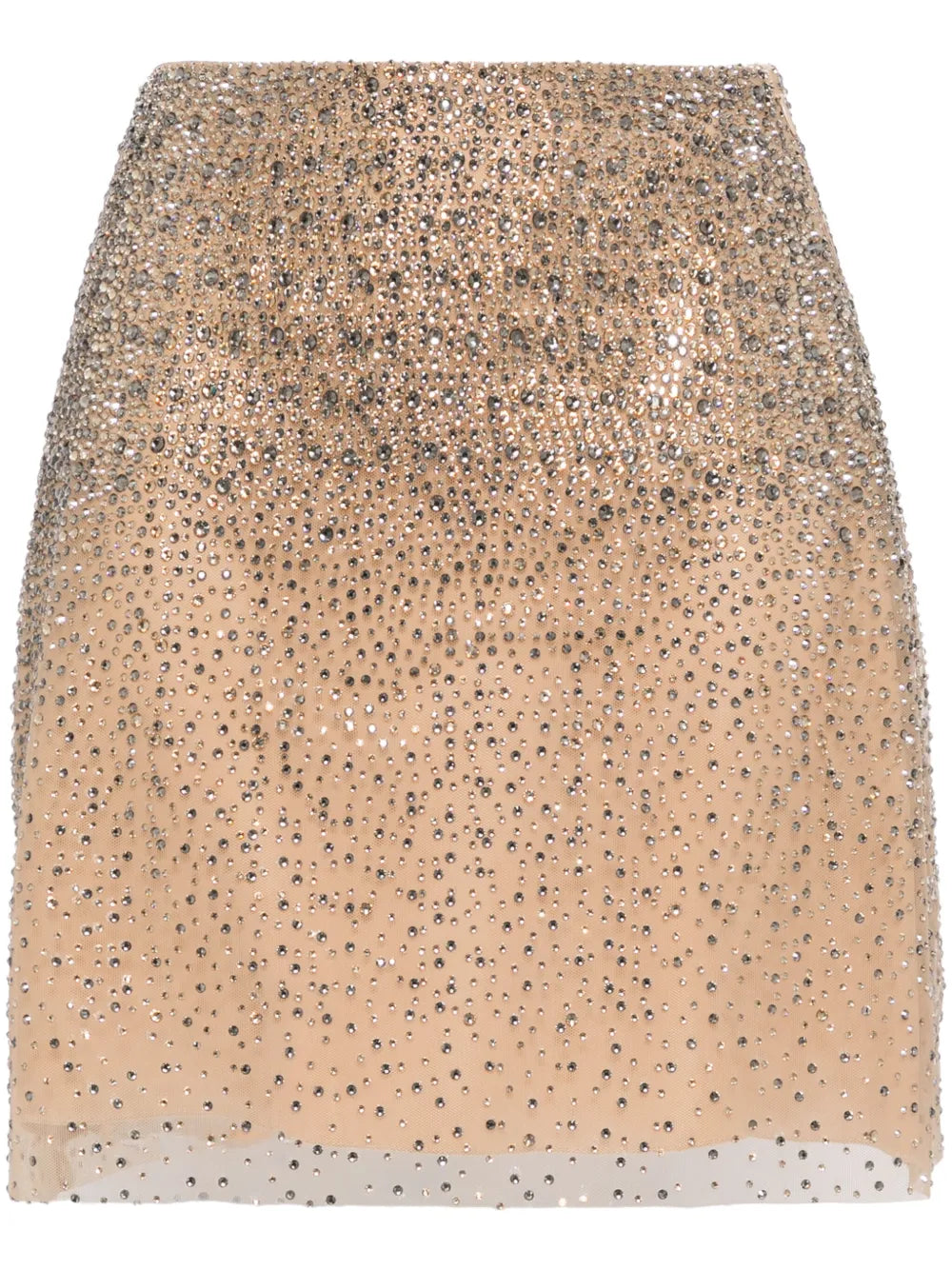 Crystal-Embellished Mini Skirt