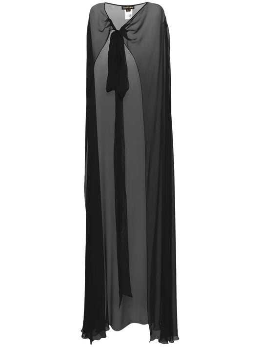 Silk-Chiffon Cape