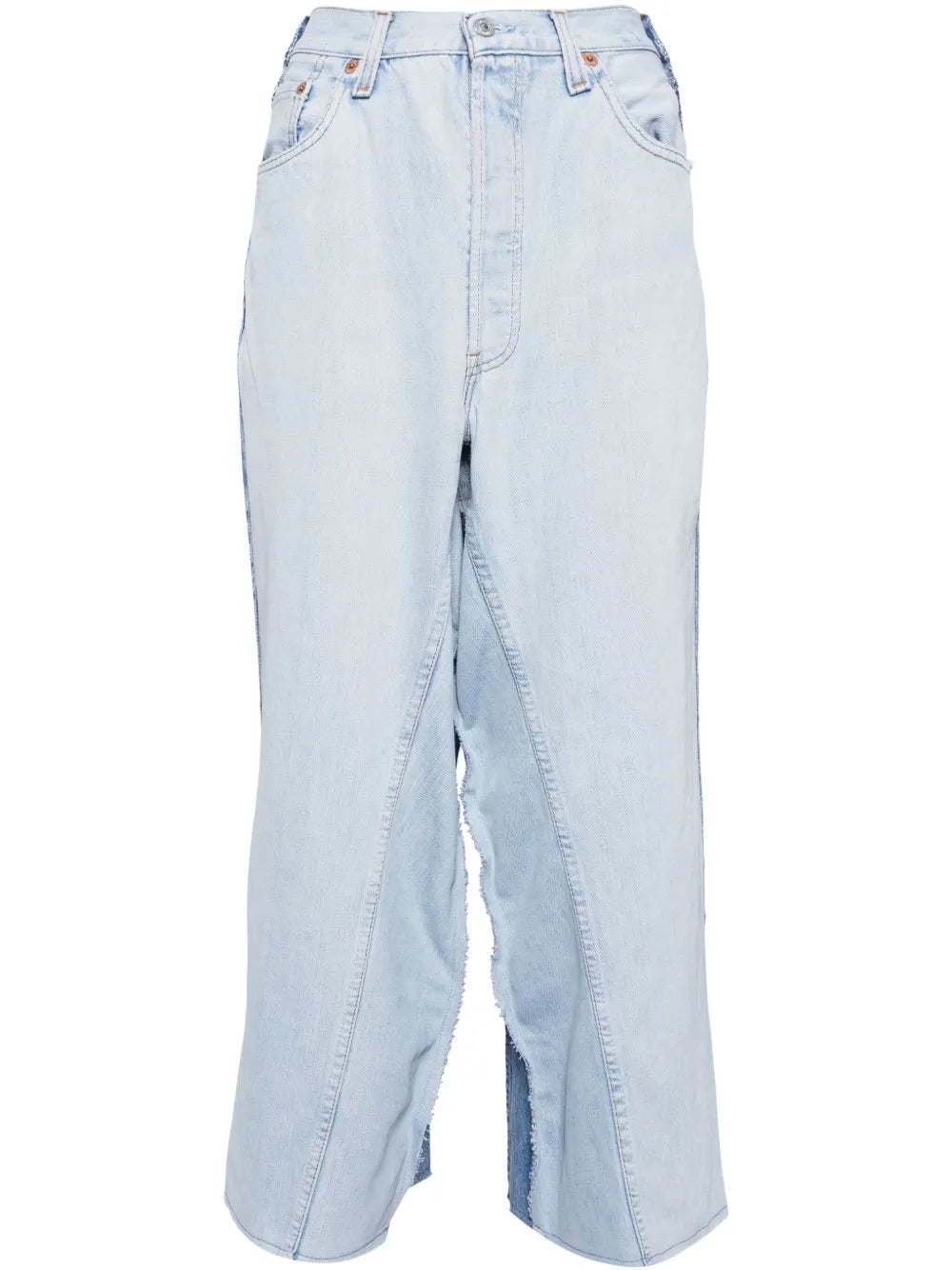 Straight-Leg Denim Jeans