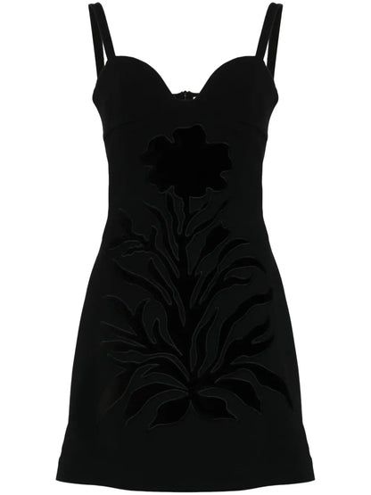 Velvet Bustier Mini Dress