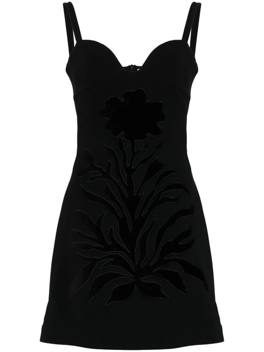 Velvet Bustier Mini Dress