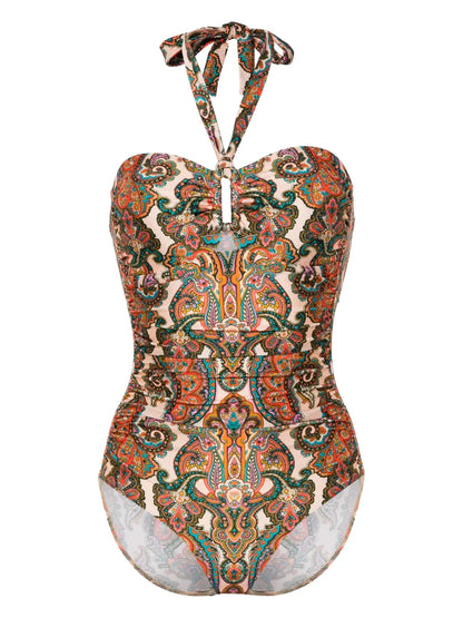 Ottie Paisley-Print Swimsuit