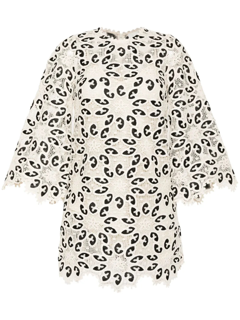 Ottie Bobbin-Lace Mini Dress