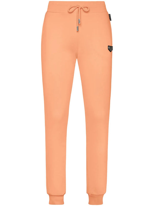 Logo-Plaque Cotton Track Pants