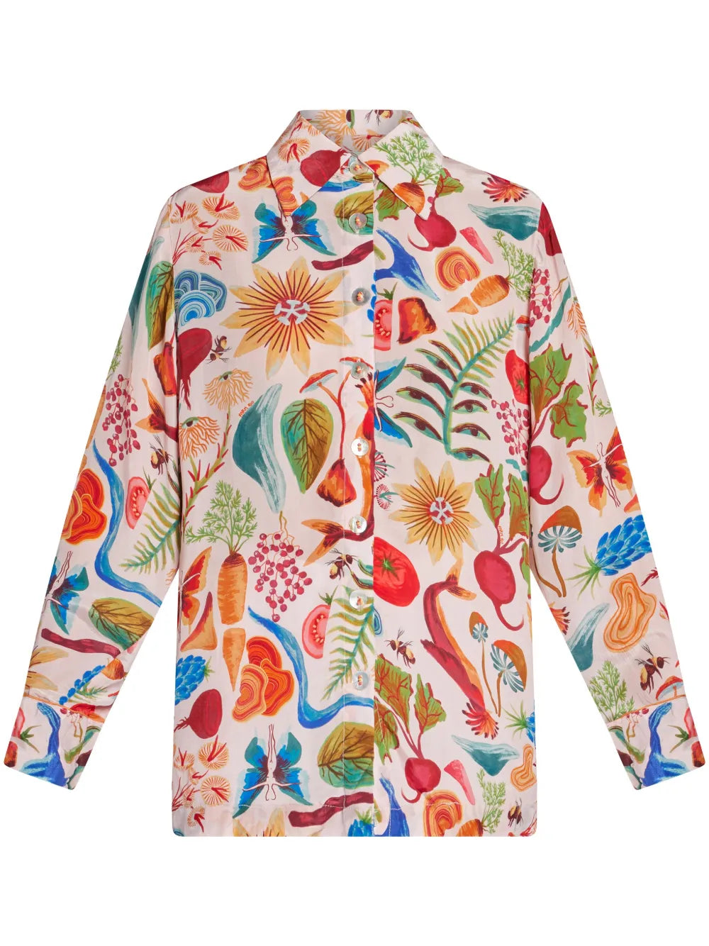 Graphic-Print Long-Sleeve Shirt