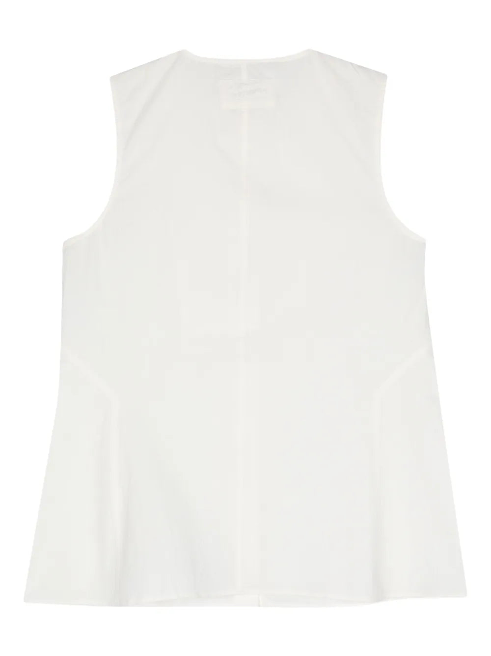 Crinkled Sleeveless Shirt