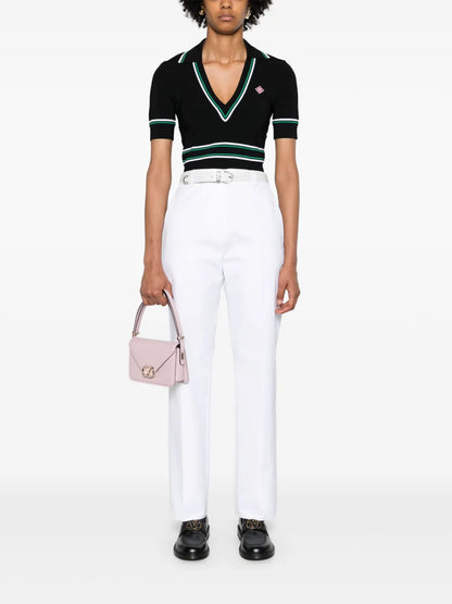 Mid-Rise Tailored Trousers