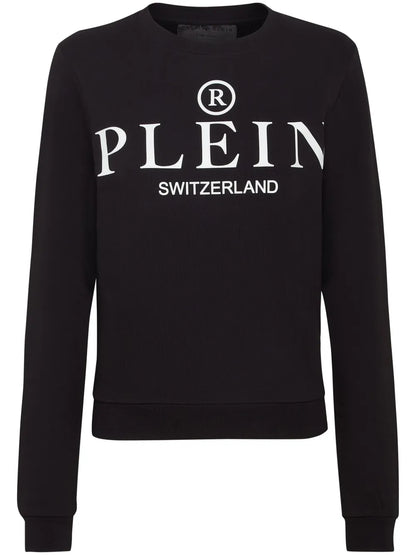 Iconic Plein Round-Neck Long-Sleeve Sweatshirt