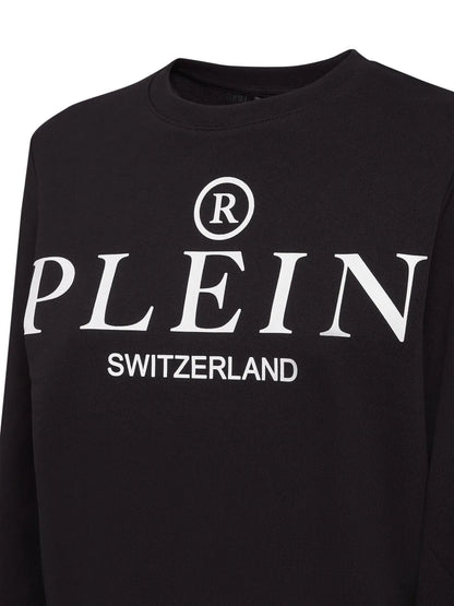 Iconic Plein Round-Neck Long-Sleeve Sweatshirt