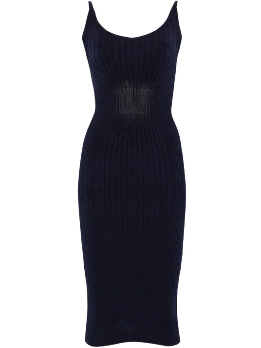 Ribbed Midi Dress