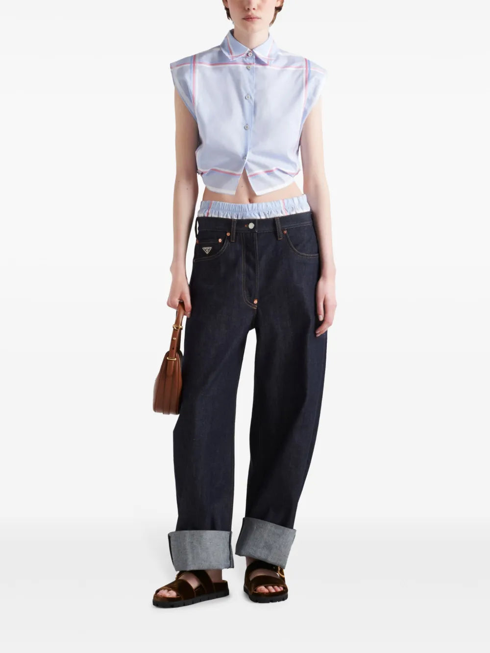 Low-Rise Wide-Leg Jeans