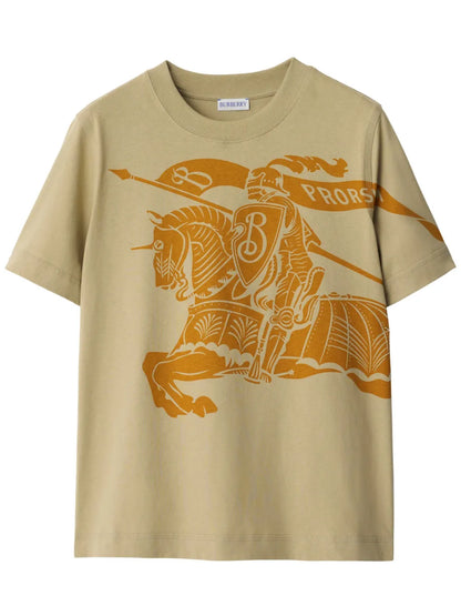 Equestrian Knight-Print Crew-Neck T-Shirt