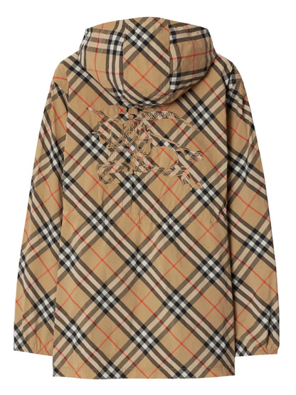 Nova Check Hooded Coat