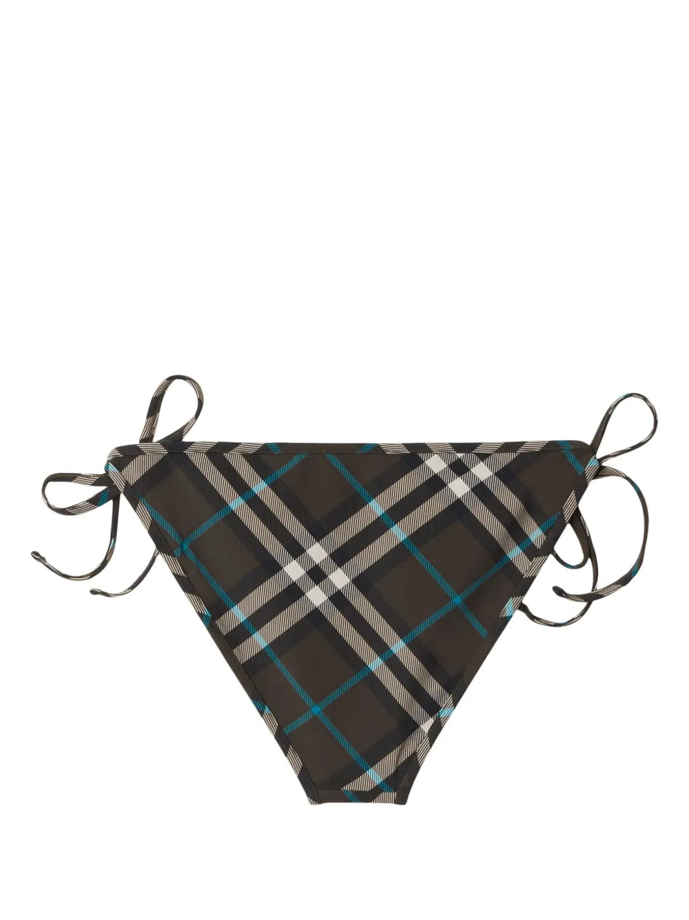 Check-Pattern Bikini Bottoms