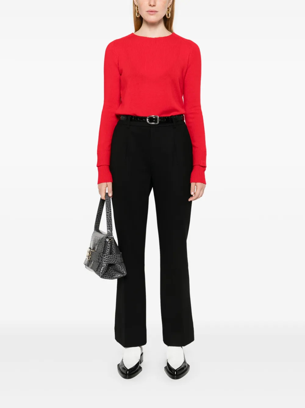Classic Ponte Flared Trousers
