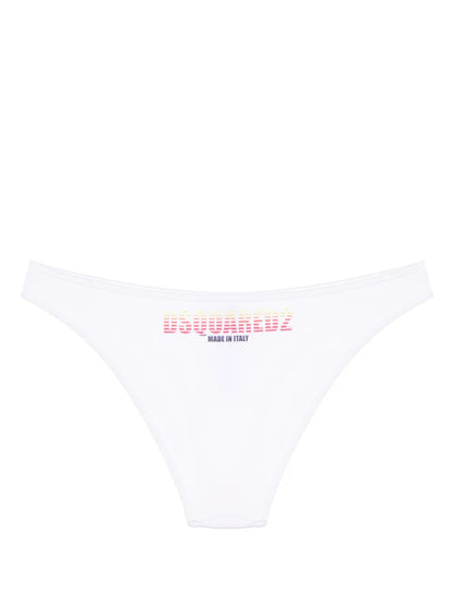 Logo-Print Bikini Bottom