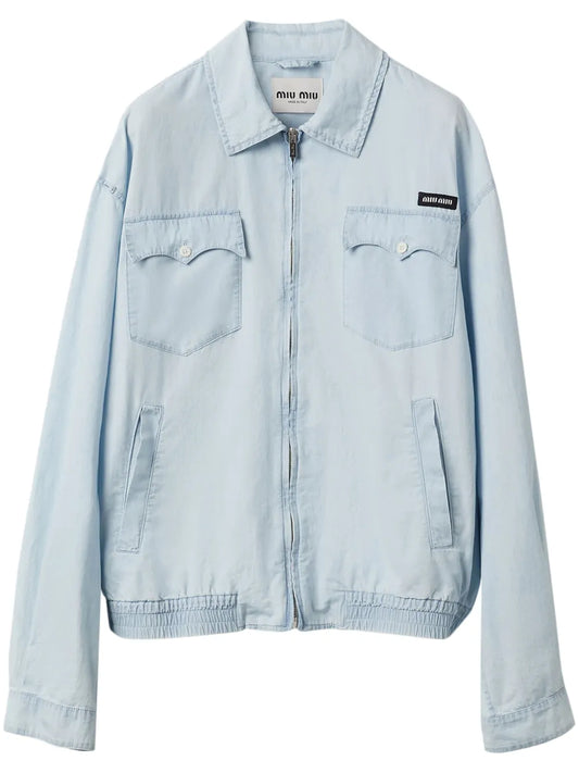 Chambray Blouson Jacket