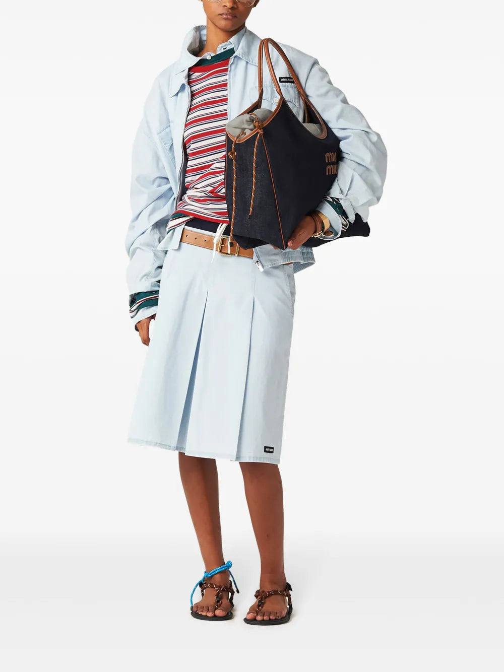 Chambray Blouson Jacket