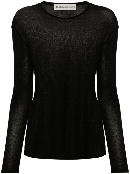 Long-Sleeve Cotton T-Shirt