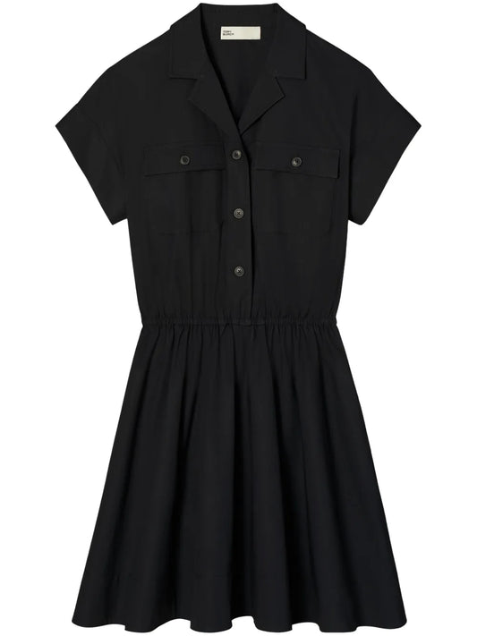 Belted Poplin Shirt Dress