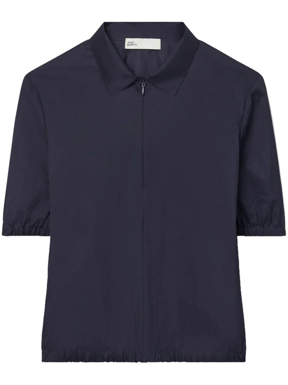 Zip-Up Short-Sleeve Shirt