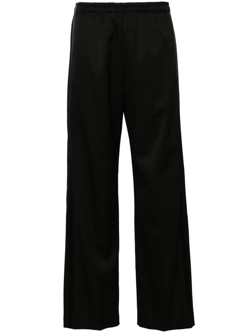 Drawstring Straight-Leg Trousers