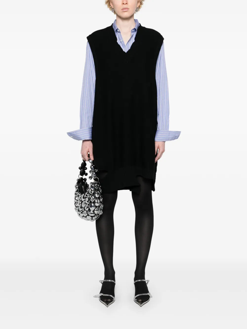 Sleeveless Knitted Minidress