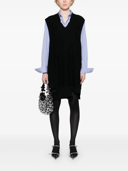 Sleeveless Knitted Minidress