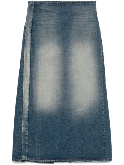 Denim Midi Skirt