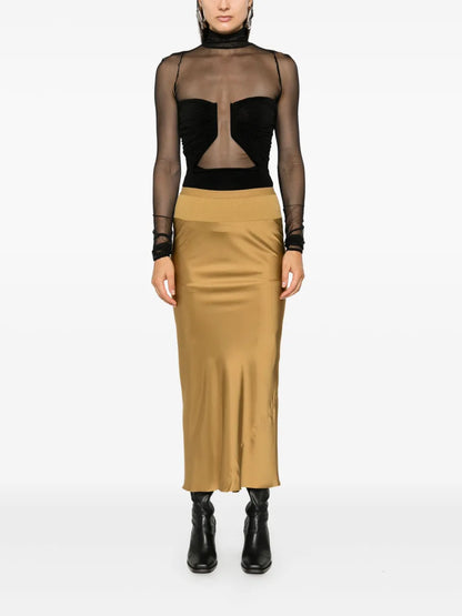 Calf Bias Skirt