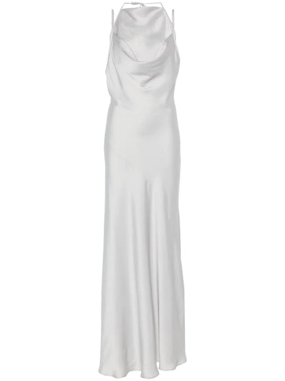 Cowl-Neck Maxi Dress