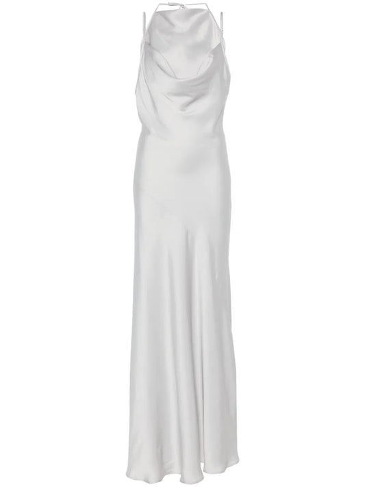 Cowl-Neck Maxi Dress