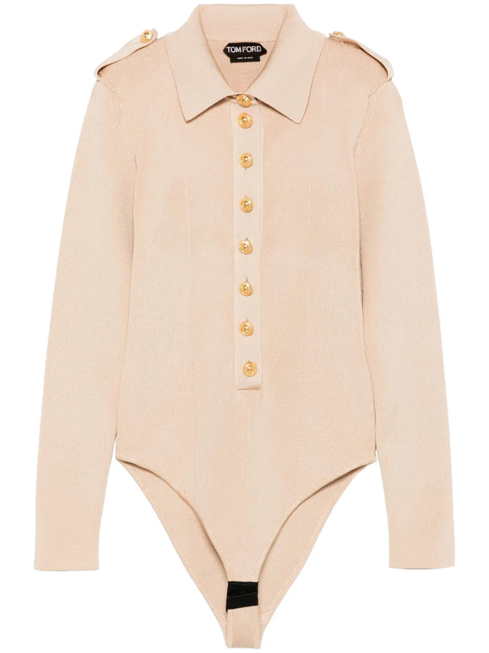 Ribbed-Knit Bodysuit