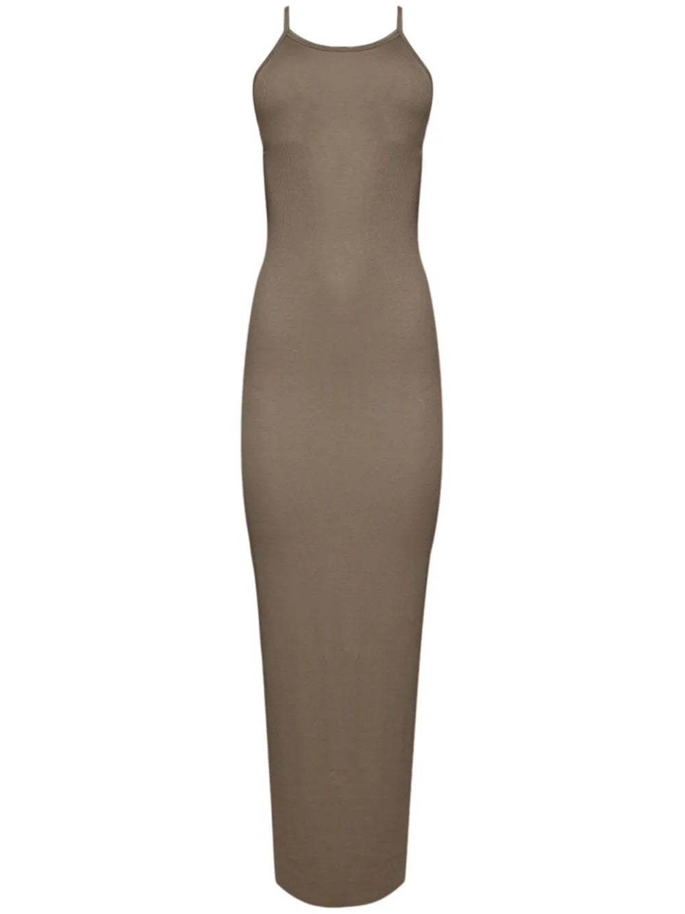 Spaghetti-Strap Fitted Maxi Dress