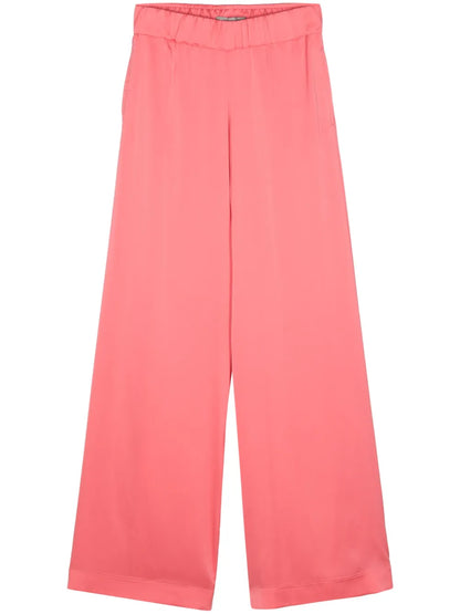Satin Wide Trousers