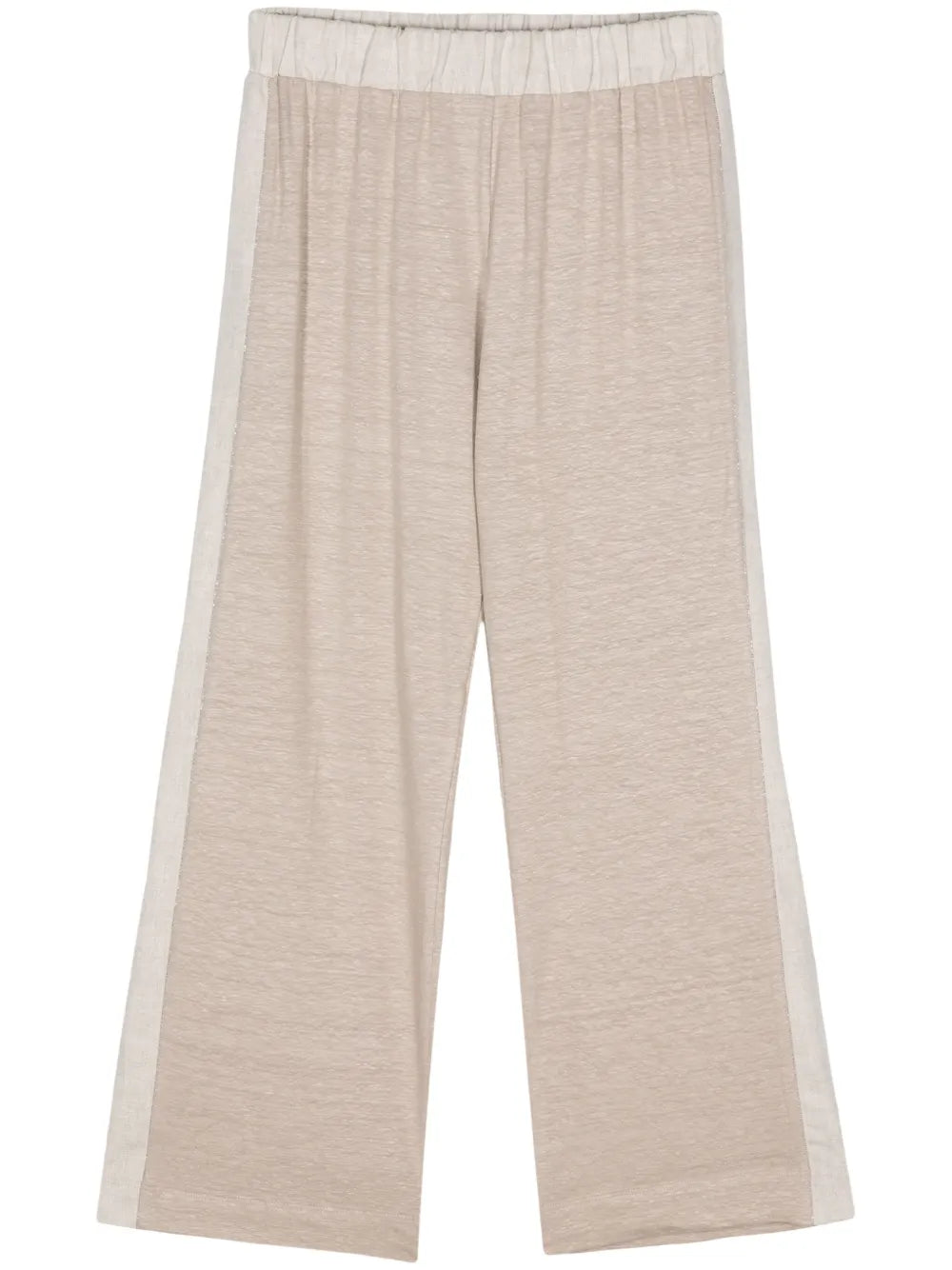 Mélange Cropped Trousers