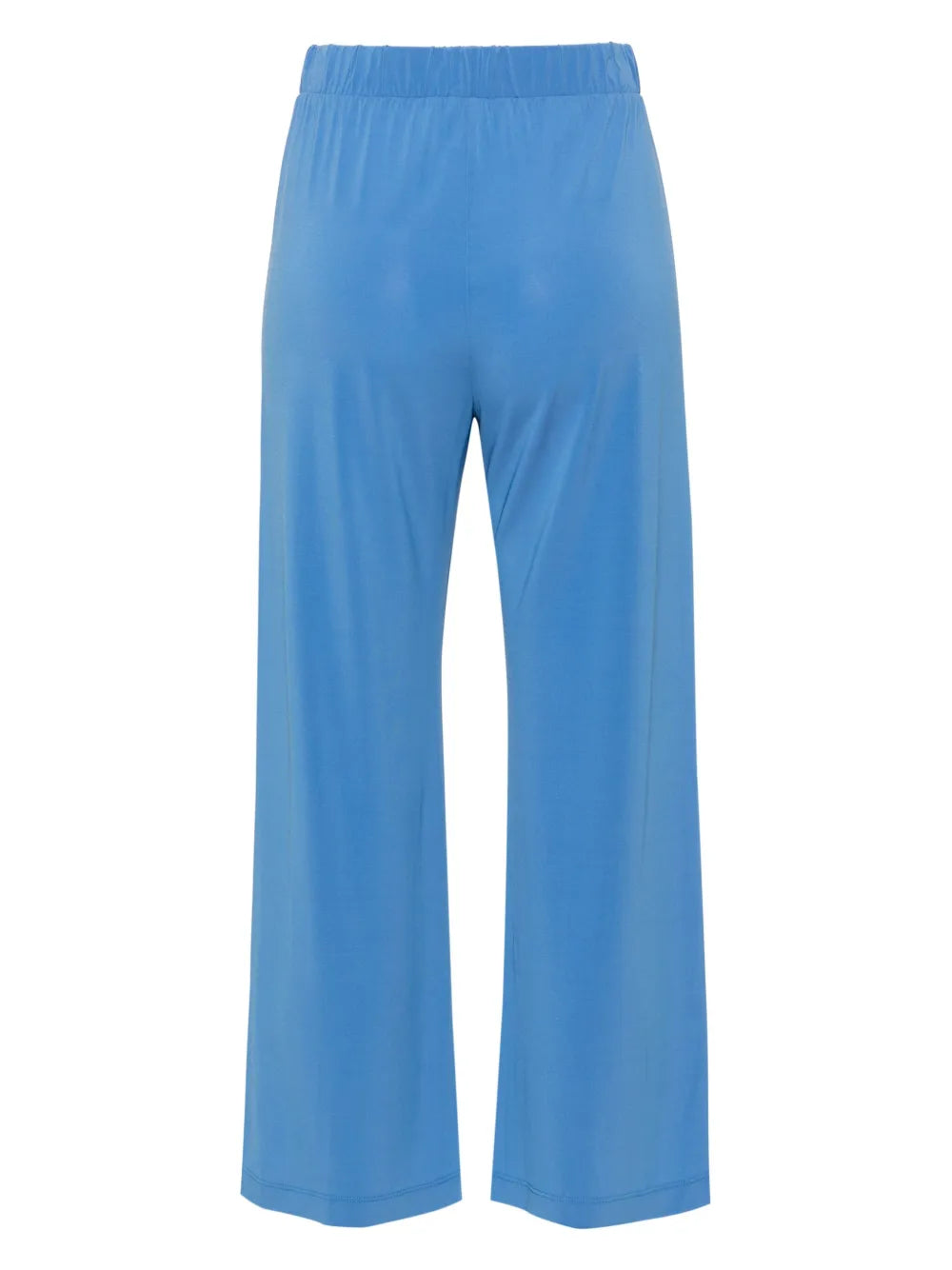 Elasticated-Waistband Cropped Trousers