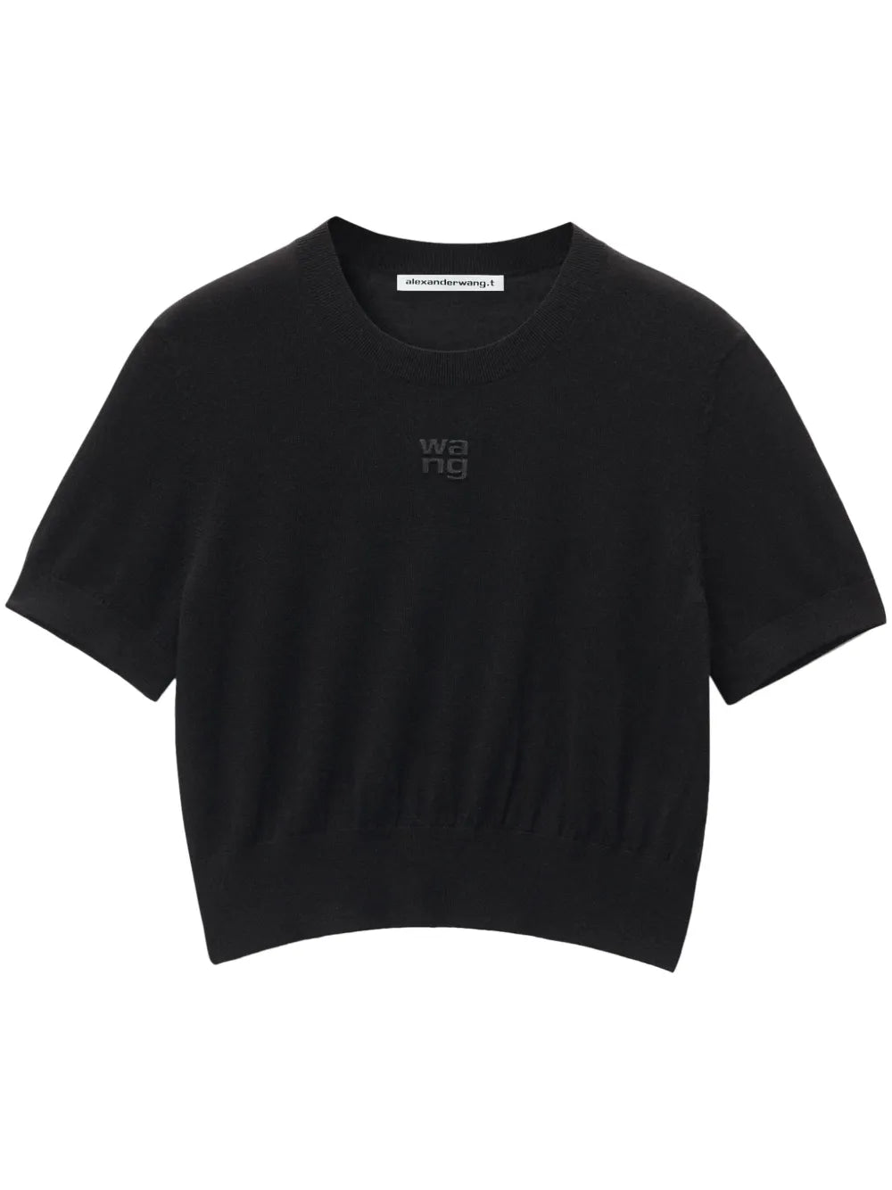 Logo-Embossed Knitted T-Shirt