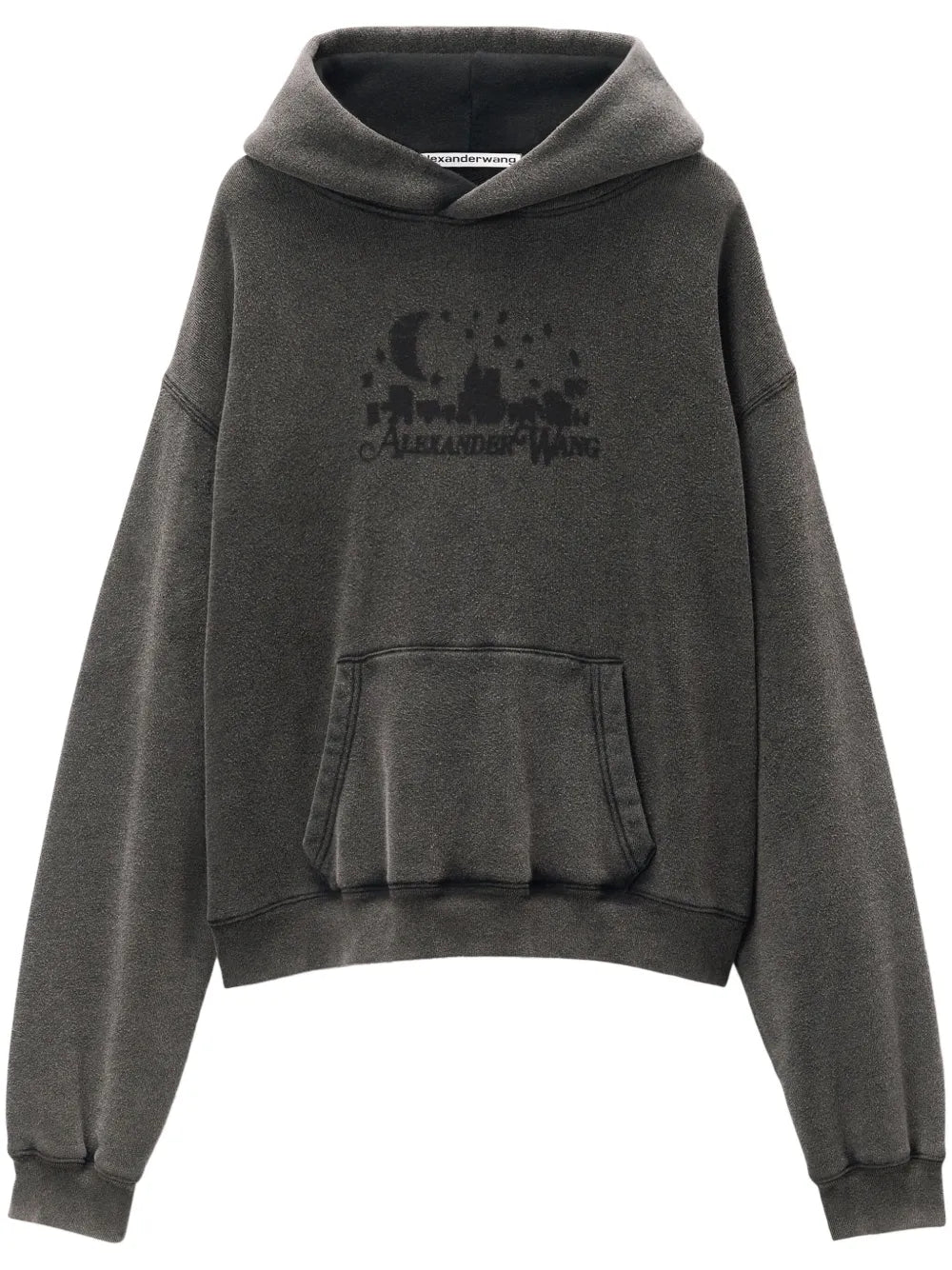 Logo-Jacquard Cotton Hoodie