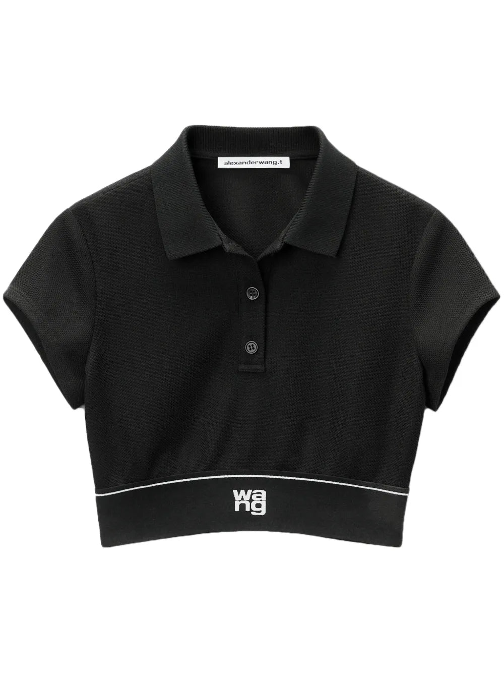Cheerleader Cropped Polo Top