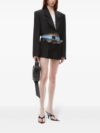 Layered Pleated Skort