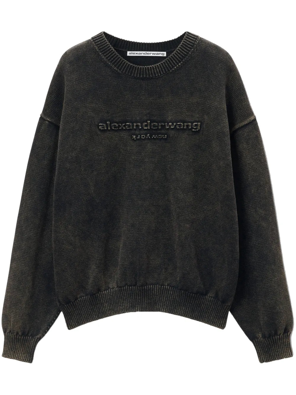 Logo-Embossed Organic-Cotton Jumper