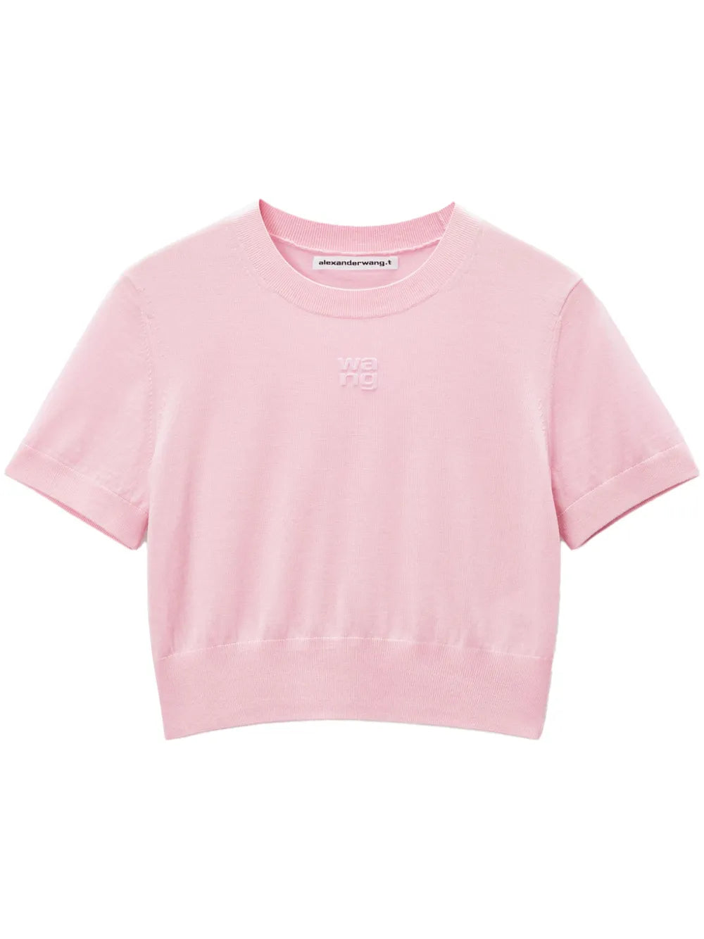 Logo-Embossed Knitted T-Shirt