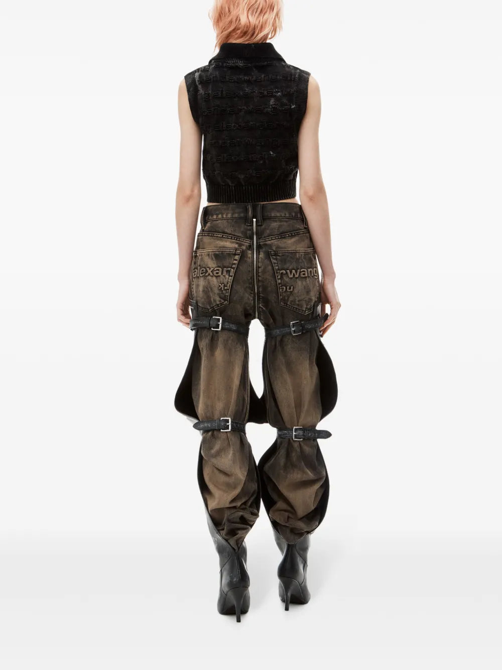 Logo-Intarsia Knitted Vest