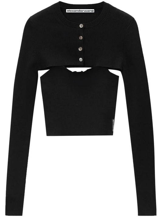 Ribbed-Knit Two-Piece Set