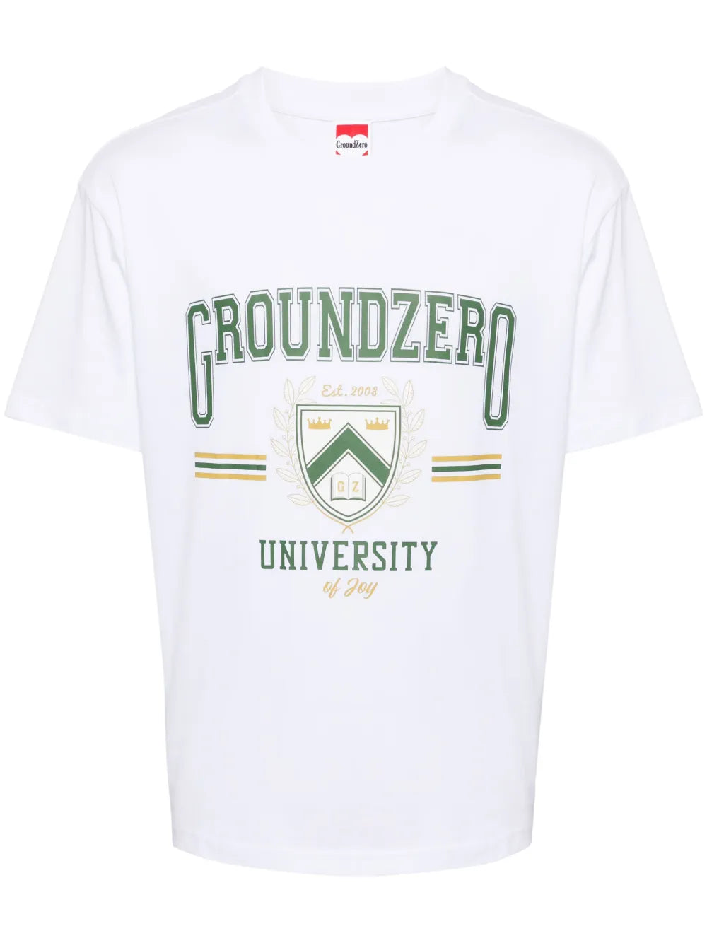 University Logo-Print Cotton T-Shirt