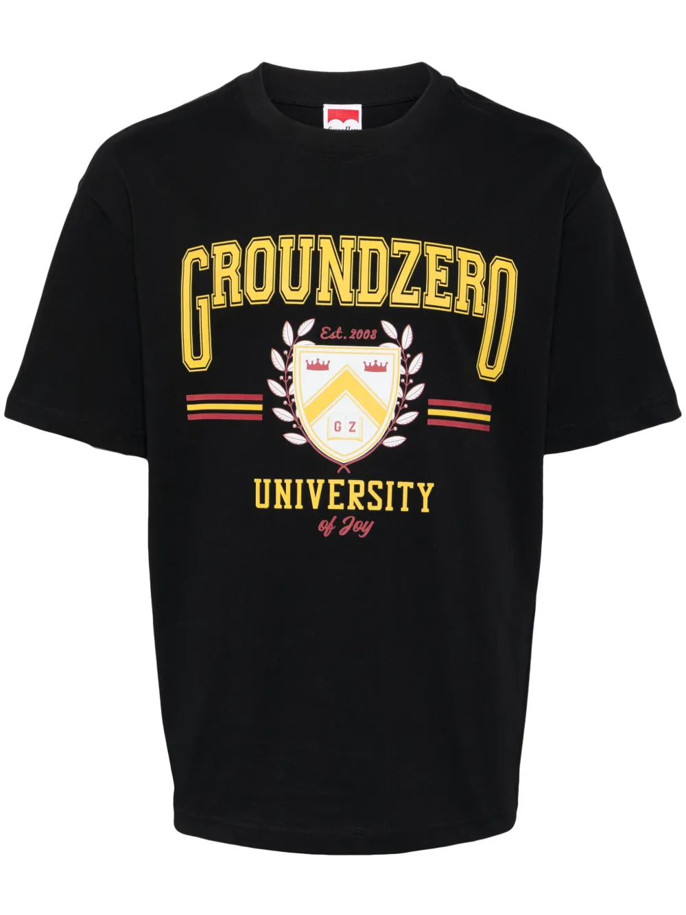 University Logo-Print Cotton T-Shirt