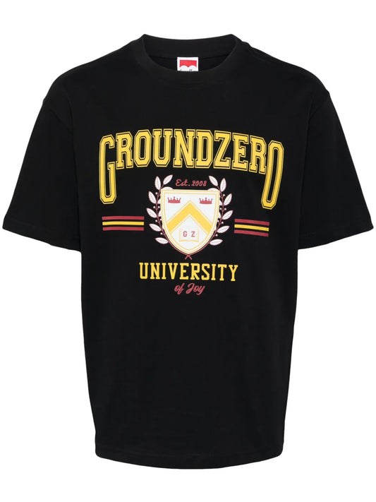University Logo-Print Cotton T-Shirt