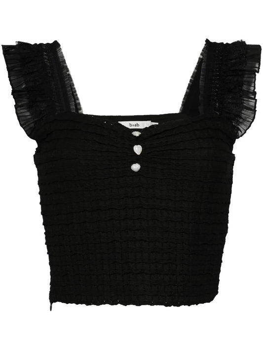 Sleeveless Ruched Top