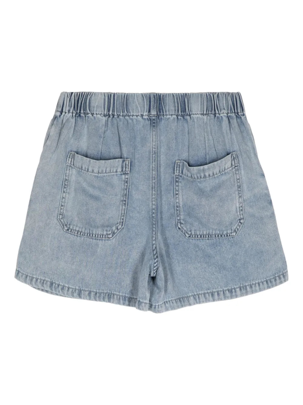 Elasticated-Waist Lyocell Shorts